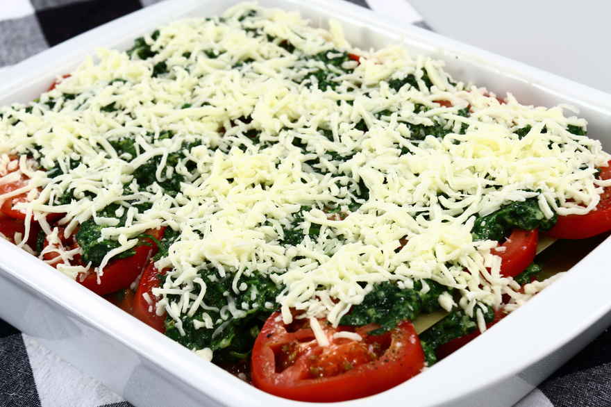 Spinatlasagne vegetar ... klik for at komme tilbage