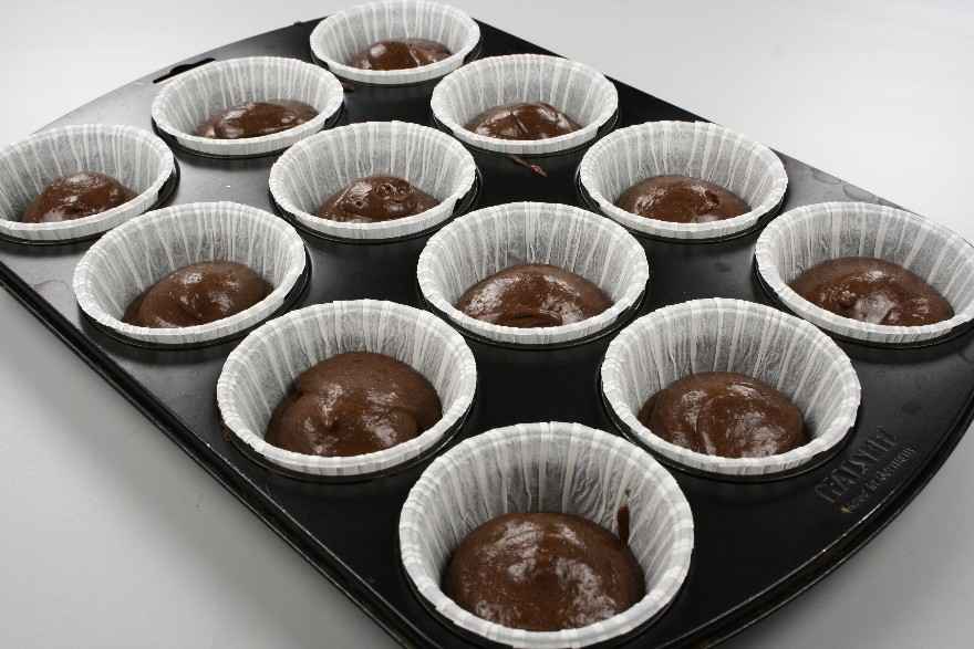 Chokolademuffins med mini chokoladeskilpadder ... klik for at komme tilbage