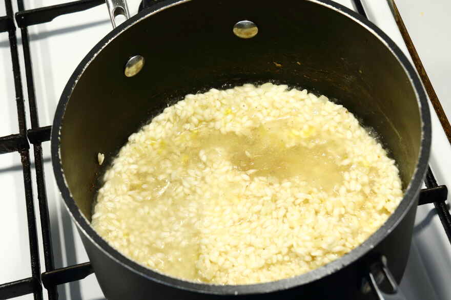 Risotto med rejer og citron ... klik for at komme tilbage