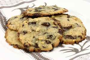 Cookies med chokolade