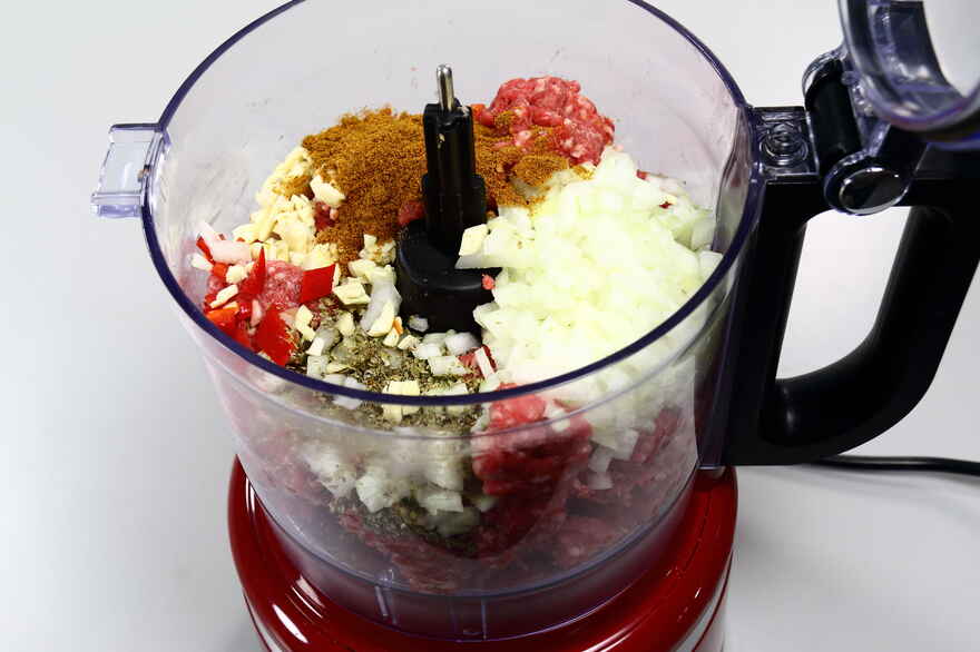 Kebab af hakket kød ... klik for at komme tilbage