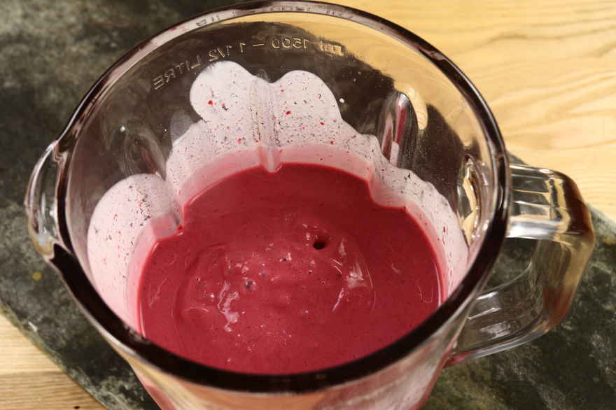 Hindbær smoothie 02 ... klik for at komme tilbage