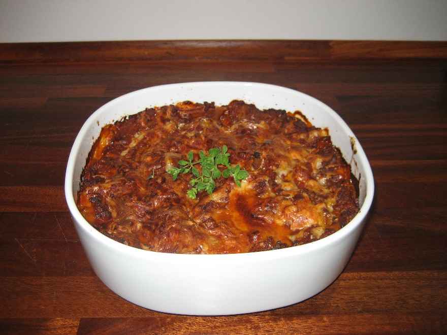 Lasagne med mornaysauce 14% ... klik for at komme tilbage