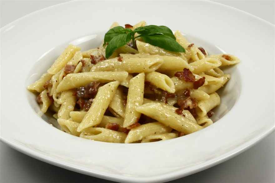 Original pasta carbonara ... klik for at komme tilbage