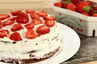 Chokoladekage med Creme og Jordbær ... klik på billedet for at komme tilbage