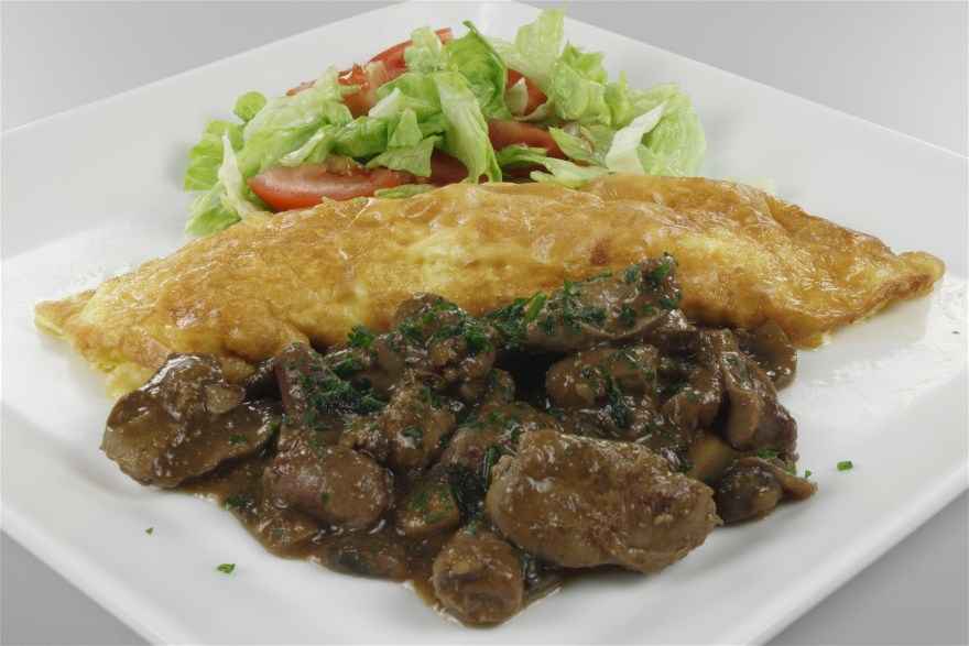 Omelet Chasseur ... klik for at komme tilbage