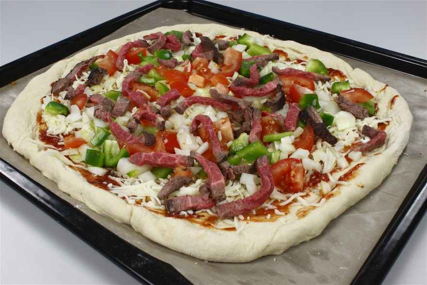 Roastbeefpizza - Roastbeef Pizza ... klik for at komme tilbage