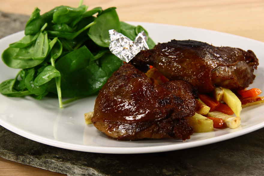 Confit de Canard - Confiterede andelår ... klik for at komme tilbage