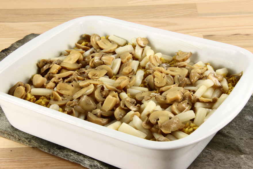 Festgratin med ris og rejer ... klik for at komme tilbage