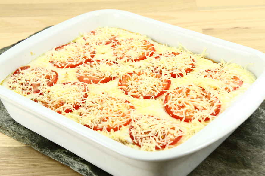 Mexicansk lasagne med mornaysauce ... klik for at komme tilbage