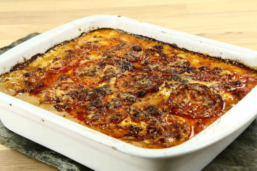 Mexicansk lasagne med mornaysauce ... klik for at komme tilbage