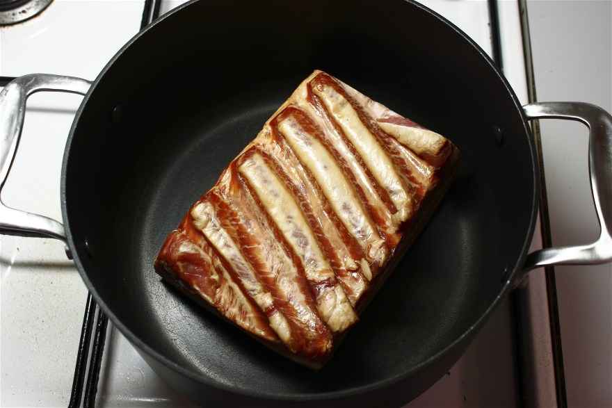 Grønlangkål med brunede kartofler og kogt bacon ... klik for at komme tilbage