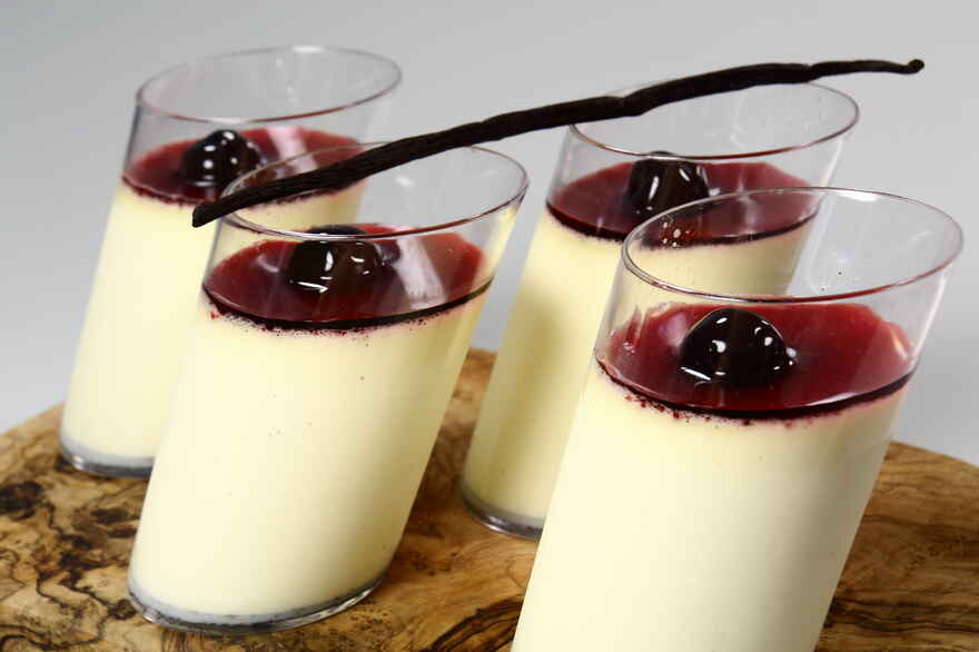 Vanilje panna cotta ... klik for at komme tilbage