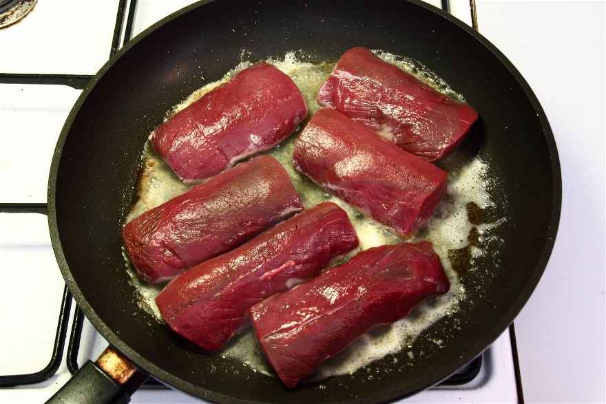 Rådyrfilet med bacon ... klik for at komme tilbage