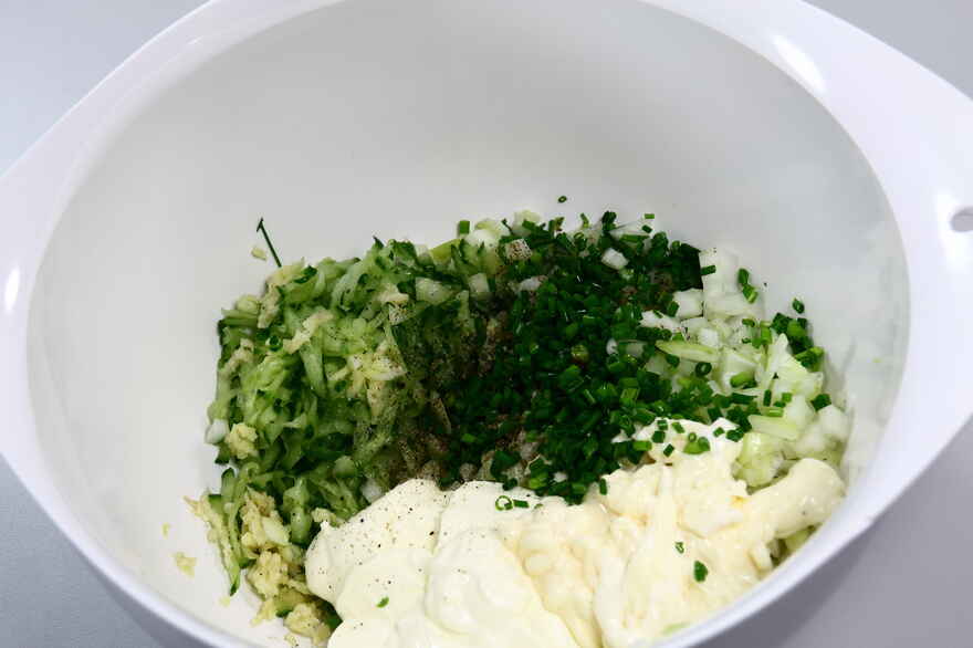 Kold kartoffelsalat med hvidløg ... klik for at komme tilbage