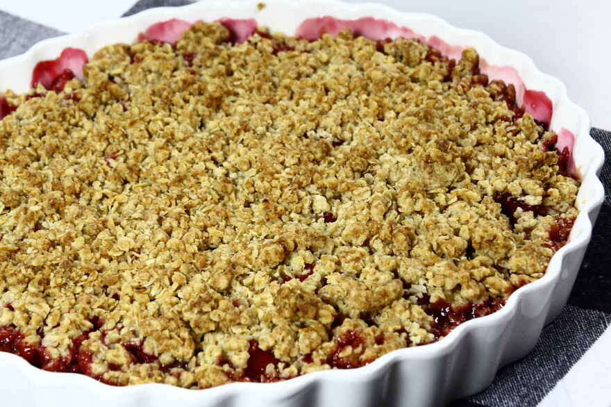 Rabarbercrumble ... klik for at komme tilbage