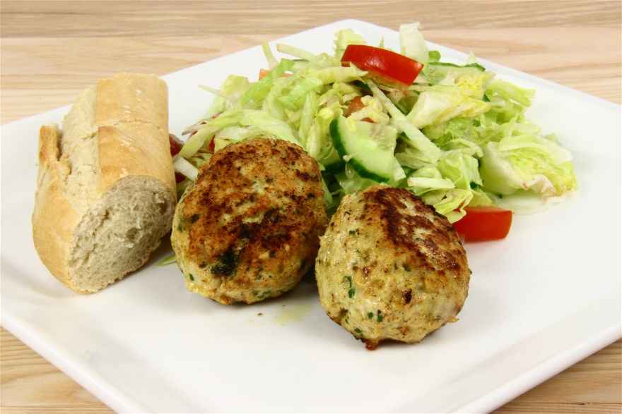 Karry kyllingefrikadeller med persille ... klik for at komme tilbage