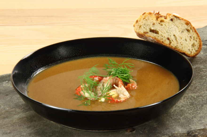 Krebsebisque (Krebsesuppe) ... klik for at komme tilbage