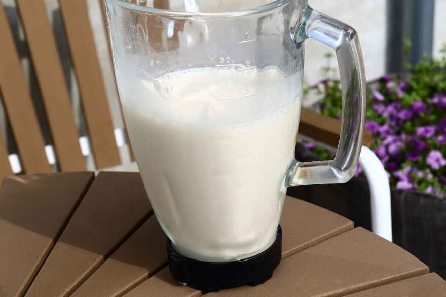 Banan/karamel milkshake ... klik for at komme tilbage