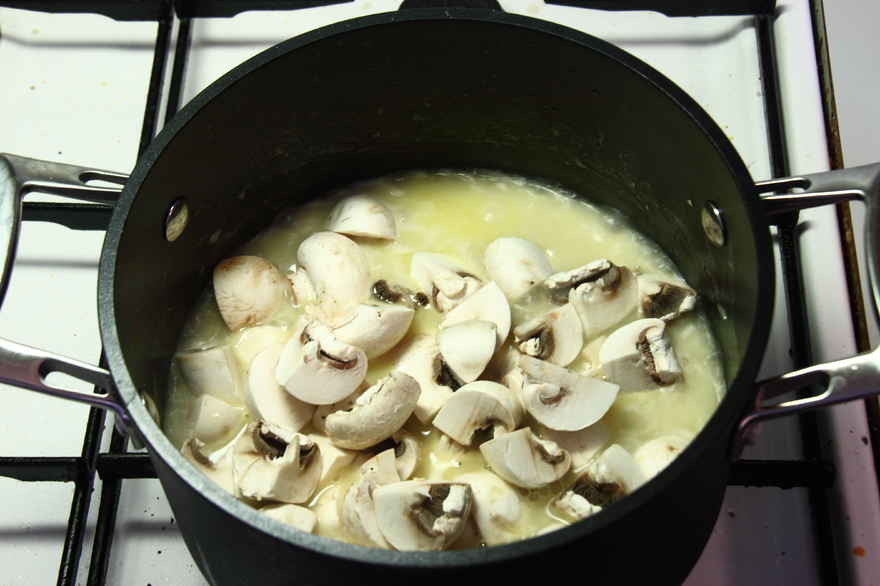 Ægte risotto med champignon ... klik for at komme tilbage