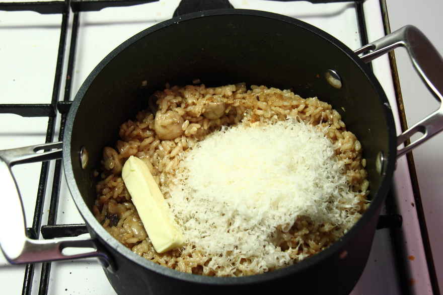 Ægte risotto med champignon ... klik for at komme tilbage