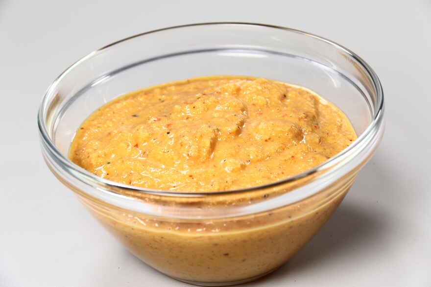 Peberfrugt pesto ... klik for at komme tilbage