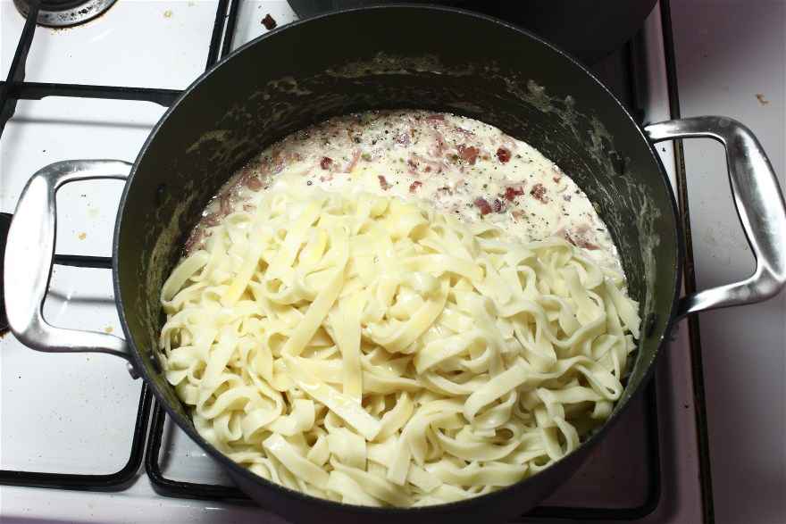 Spaghetti alla Carbonara ... klik for at komme tilbage