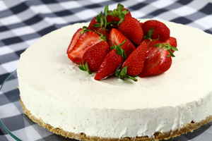 Cheesecake - fantastisk skøn og cremet - Ostelagkage, billede 4
