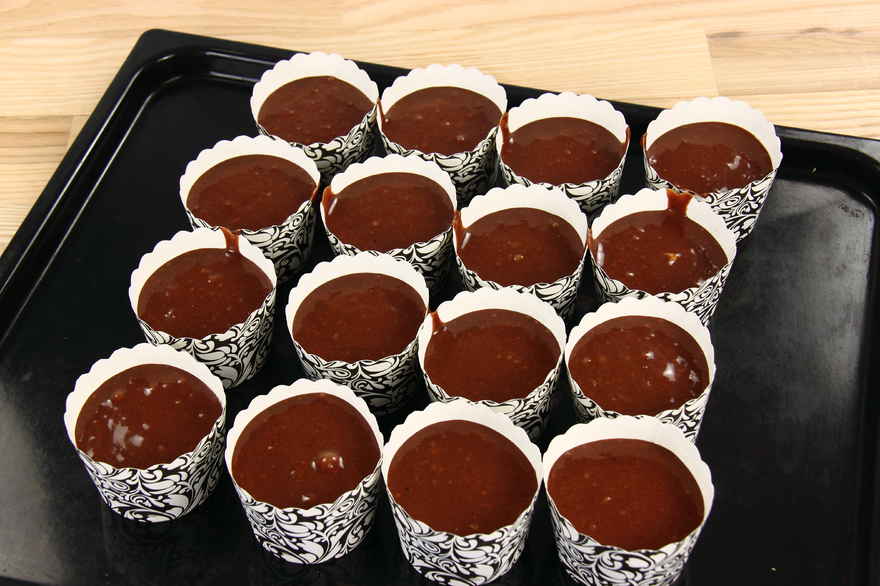 Saftige banan - chokolade cupcakes ... klik for at komme tilbage
