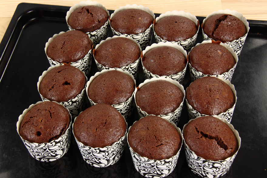 Banan chokolade cupcakes ... klik for at komme tilbage