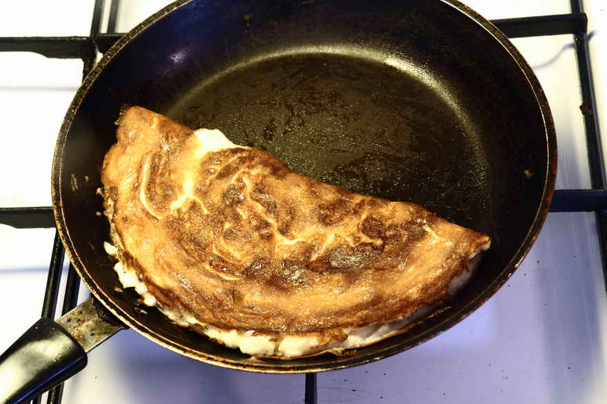 Verdens bedste omelet (Meget hurtig og let) ... klik for at komme tilbage