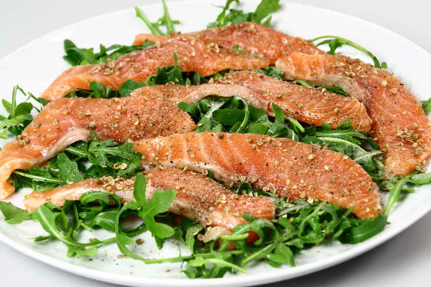 Laksecarpaccio ... klik for at komme tilbage