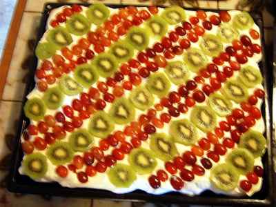 bradepandekage med frisk frugt bradepandekage med frisk frugt