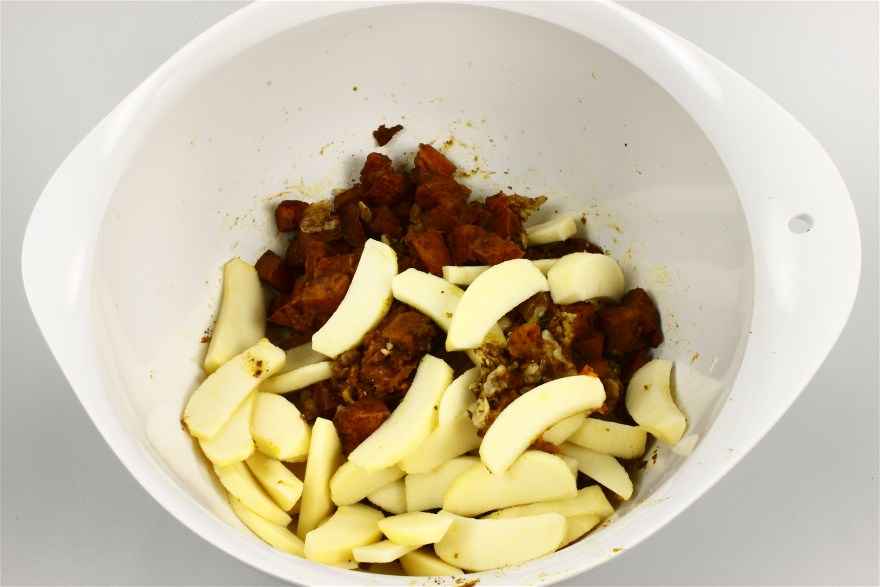 Bagt græskarsalat med nødder ... klik for at komme tilbage