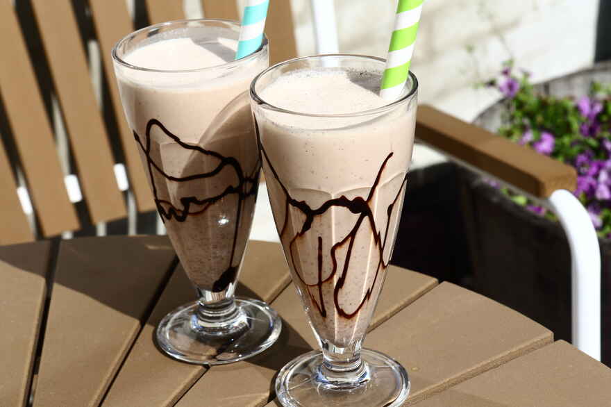 Marsbar chokolade milkshake ... klik for at komme tilbage