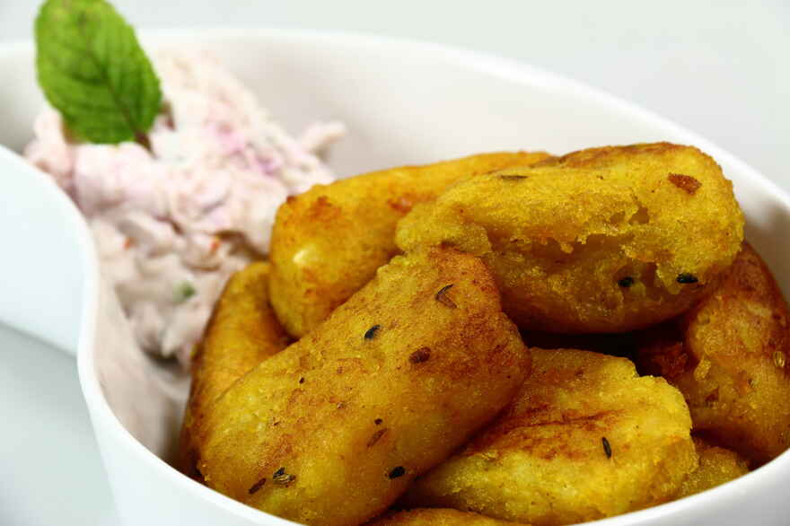 Panch Phoron Aloo - Indiske kartoffelstykker ... klik for at komme tilbage