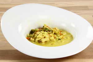 Karry suppe med kalkun strimler, billede 4