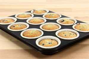 Blåbær muffins med marcipan, billede 4