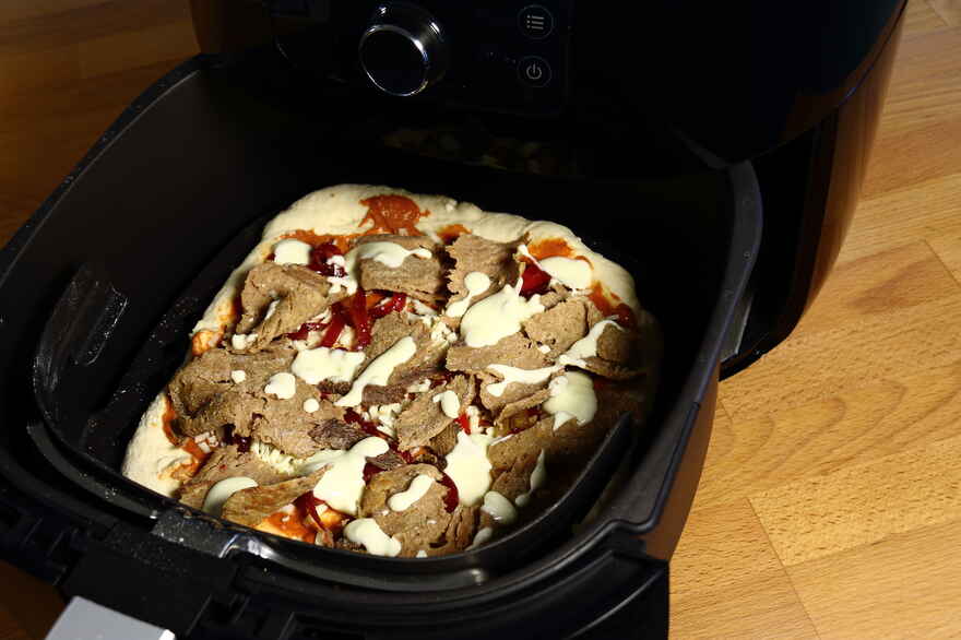 Kebab pizza i airfryer ... klik for at komme tilbage