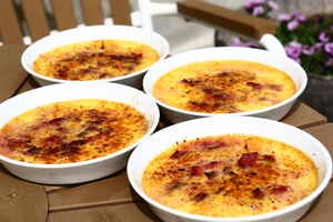 Creme Brulee med rabarber, billede 4