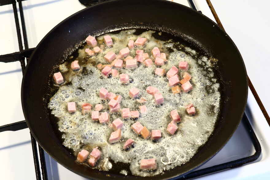 Omelet med ost og skinke ... klik for at komme tilbage