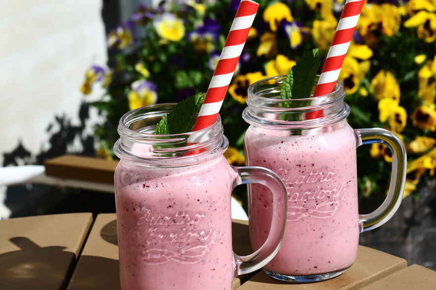 Kirsebærsmoothie ... klik for at komme tilbage