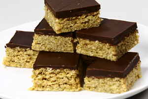 Flapjack med chokolade, billede 4