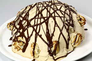 Kransekagetærte med frugt, billede 4