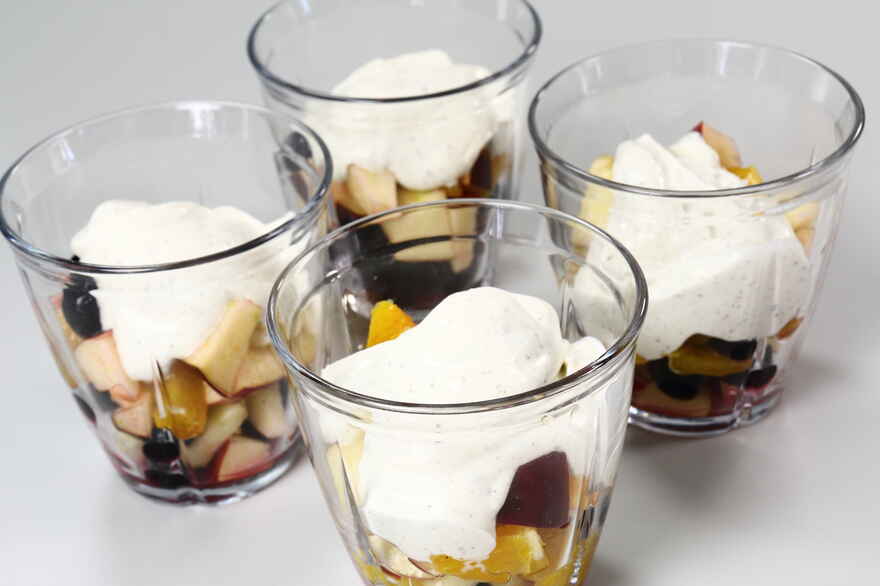 Frugtsalat med græsk yoghurt og müslicrunch ... klik for at komme tilbage