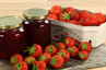Jordbær marmelade ... klik på billedet for at komme tilbage