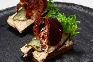Smørrebrød leverpostej