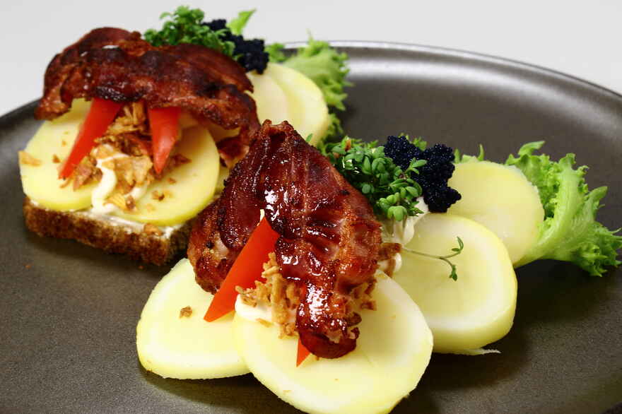 Kartoffelmad smørrebrød ... klik for at komme tilbage