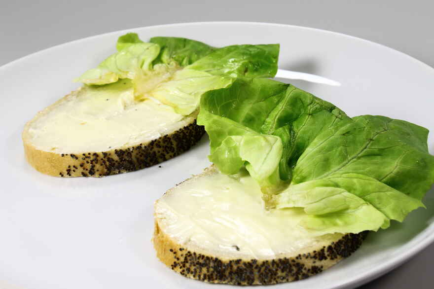 Smørrebrød med ost ... klik for at komme tilbage