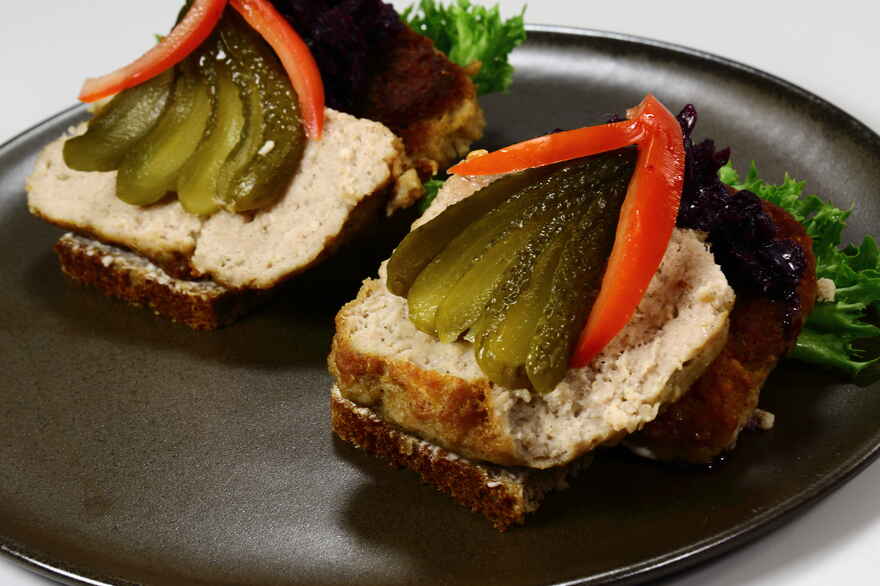 Frikadelle smørrebrød ... klik for at komme tilbage